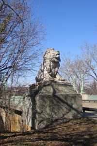 <i>Lion statue on the William Howard Taft bridge over Rock Creek Park in Washington, D.C.</i>